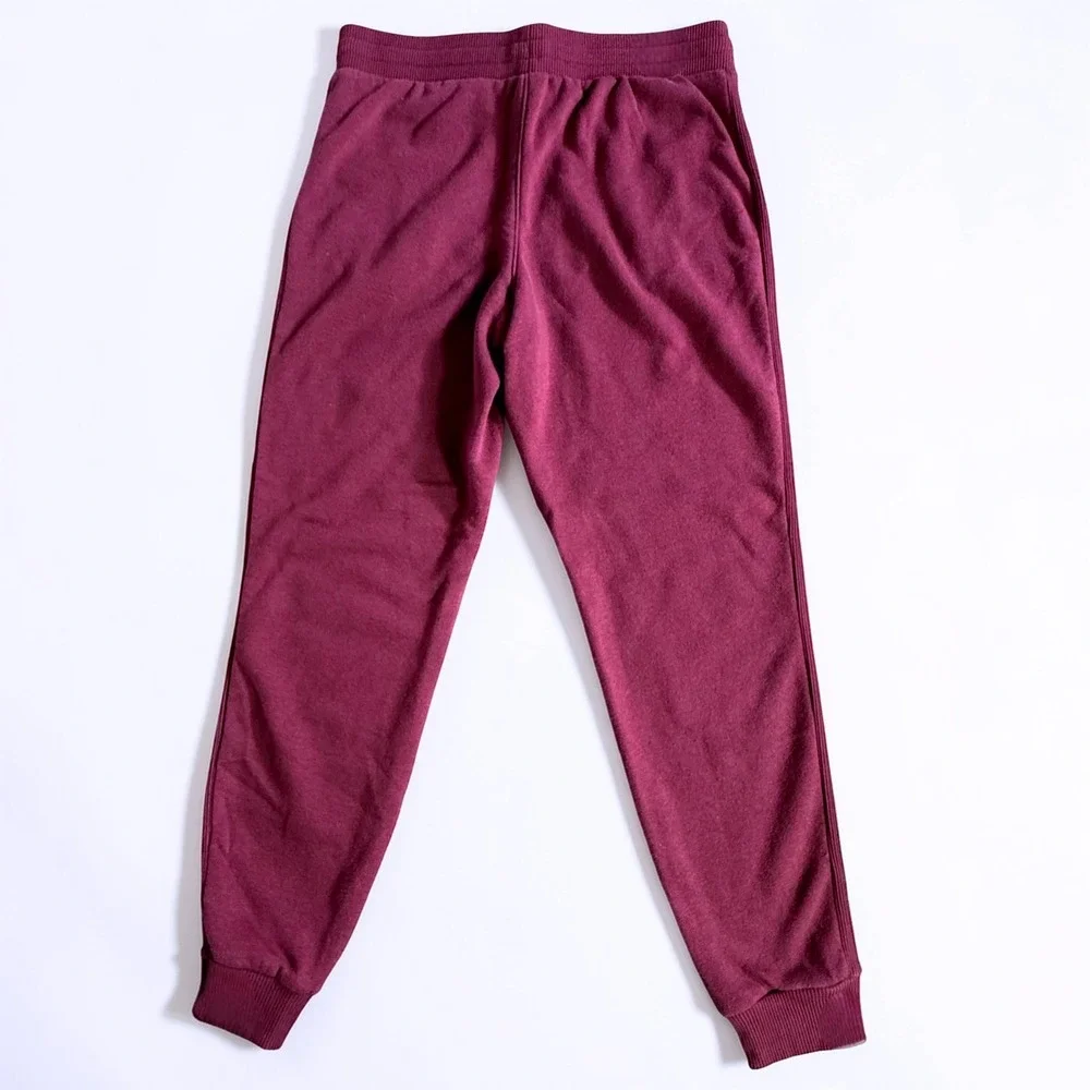Member's Mark Ribbed Jogger Bordeaux Maroon Sweatpants P21-0217 Medium